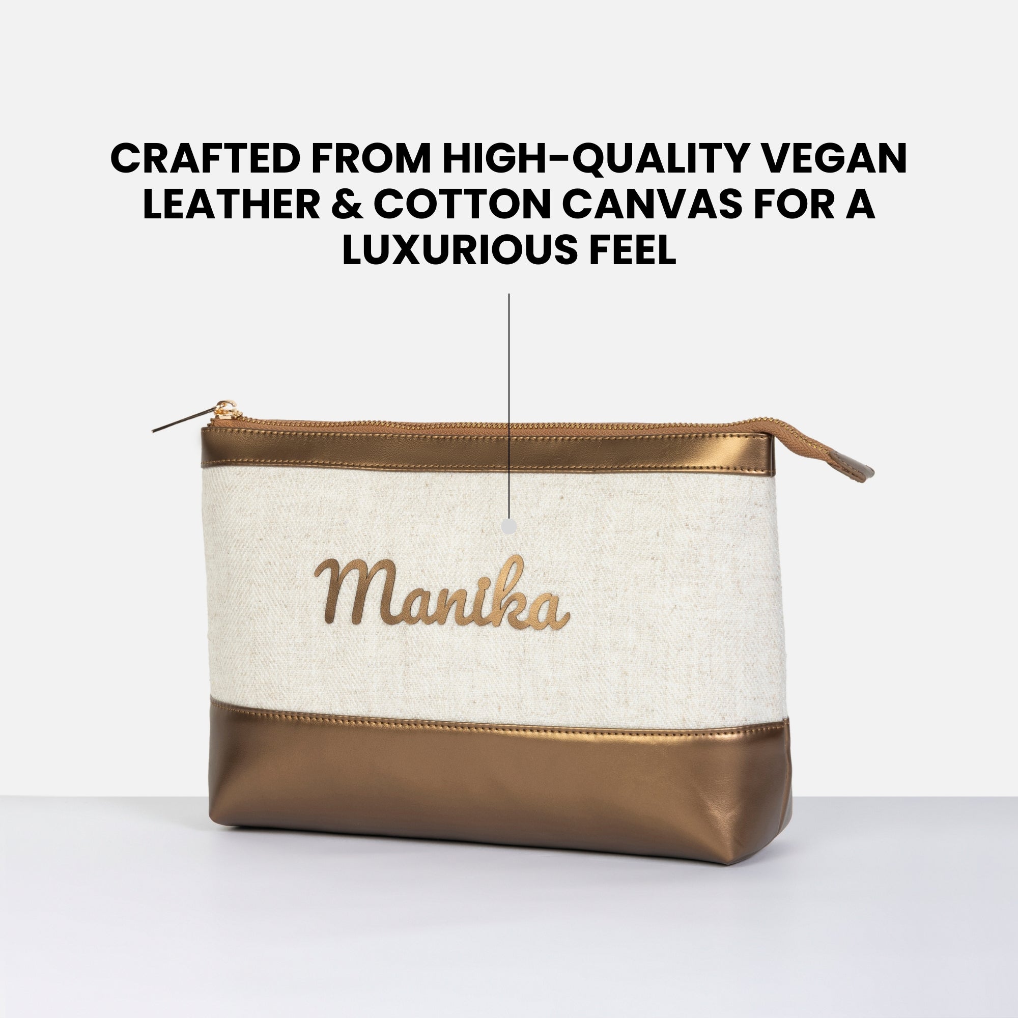 Bae Bag | Personalised Organiser in Vintage Gold