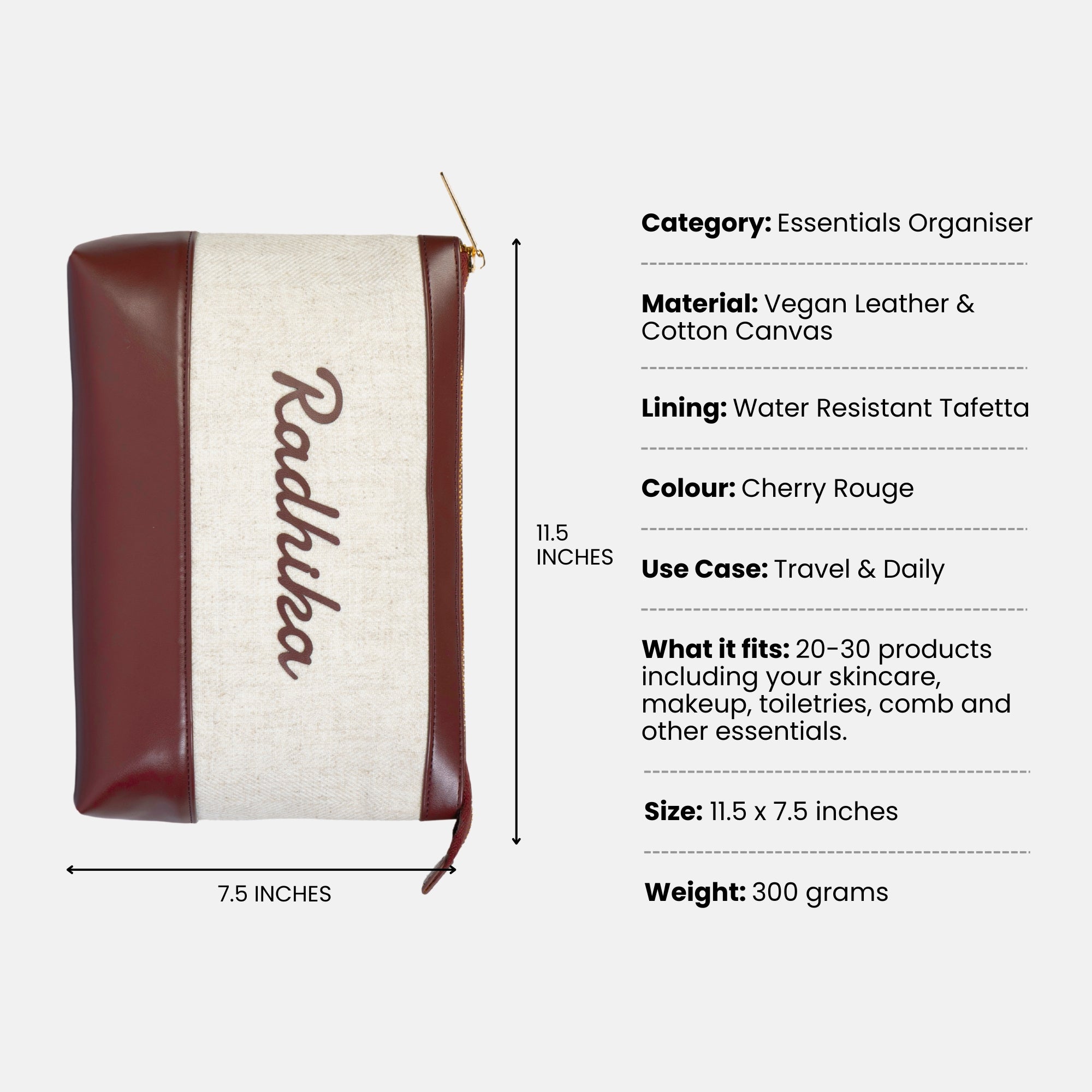 Bae Bag Cherry Rouge + Bae Folio Wine Affair Combo