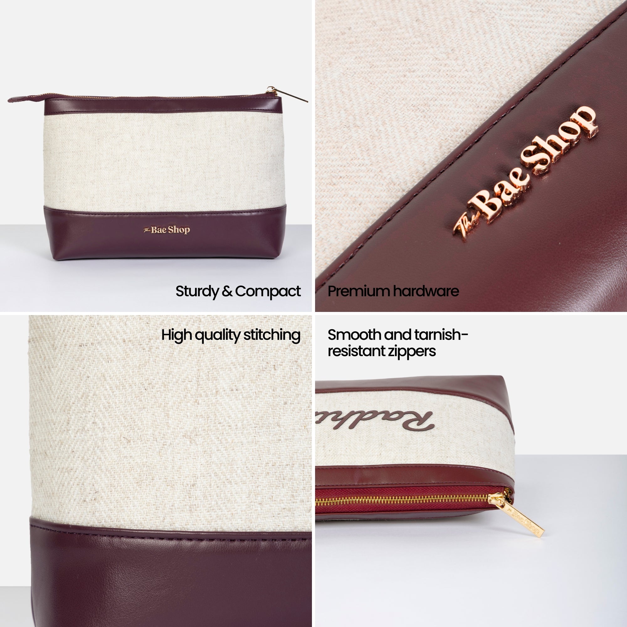 Bae Bag Cherry Rouge + Bae Folio Wine Affair Combo