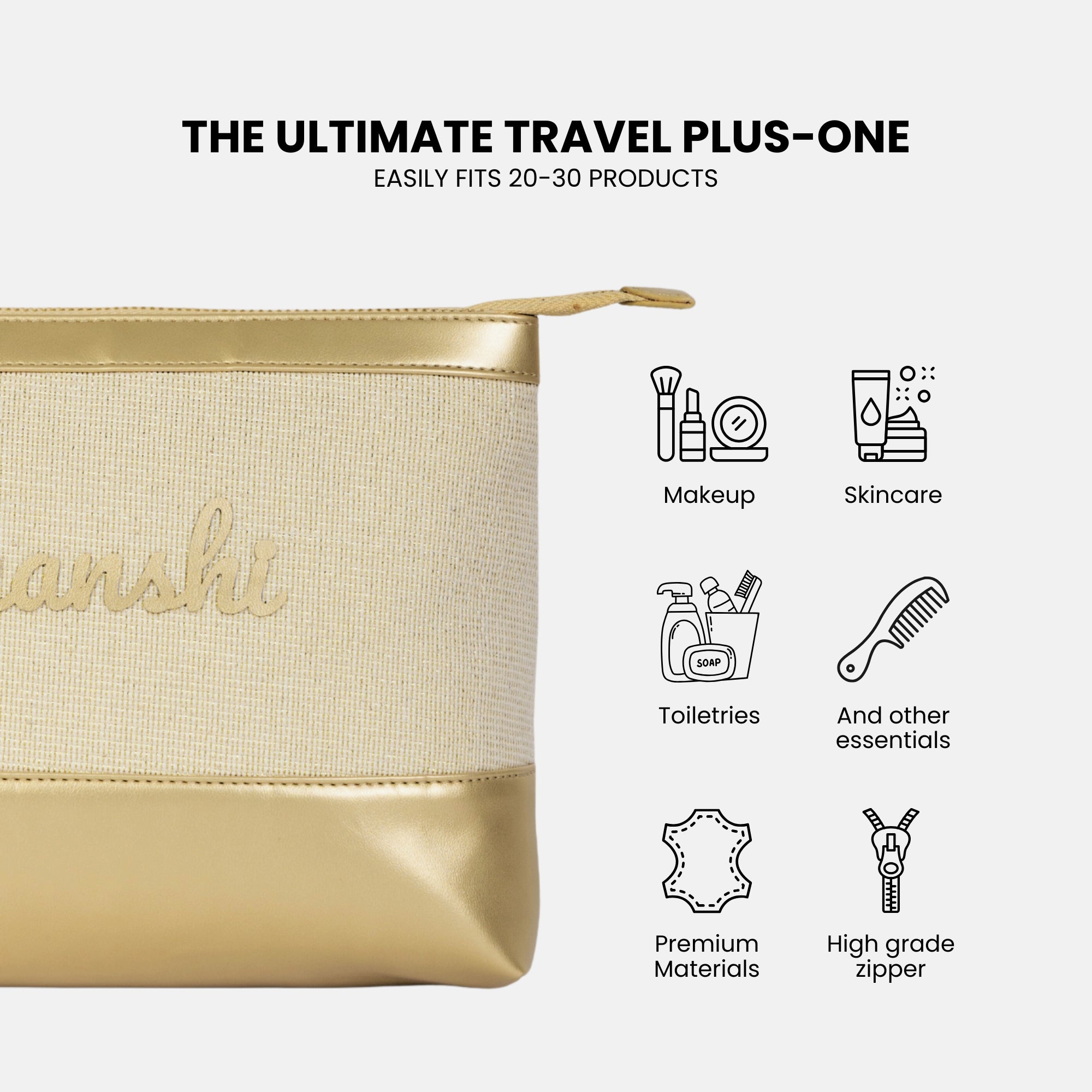 Bae Bag | Personalised Organiser in Gold Rush