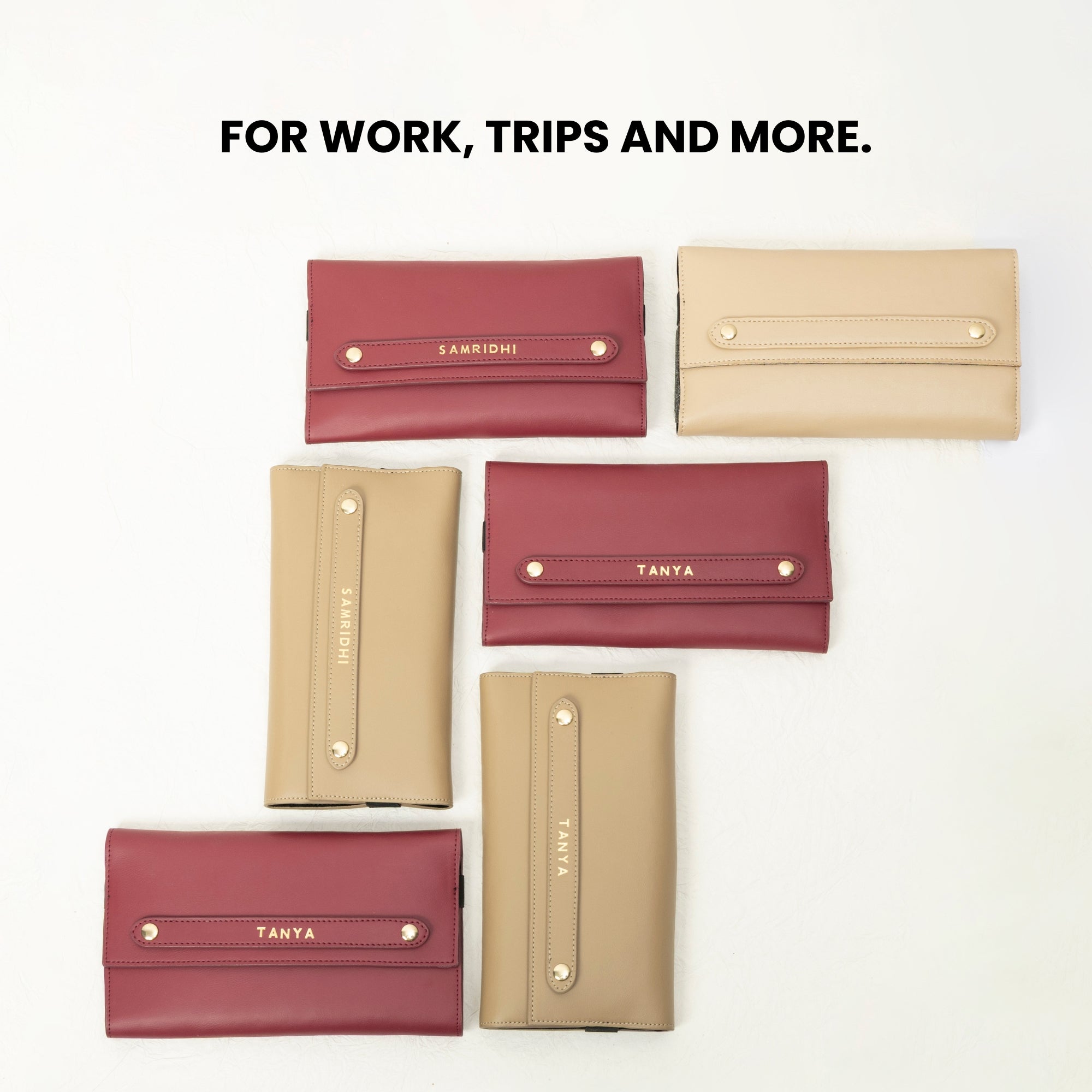 Bae Folio in Nude Muse | Compact Jewellery Organiser