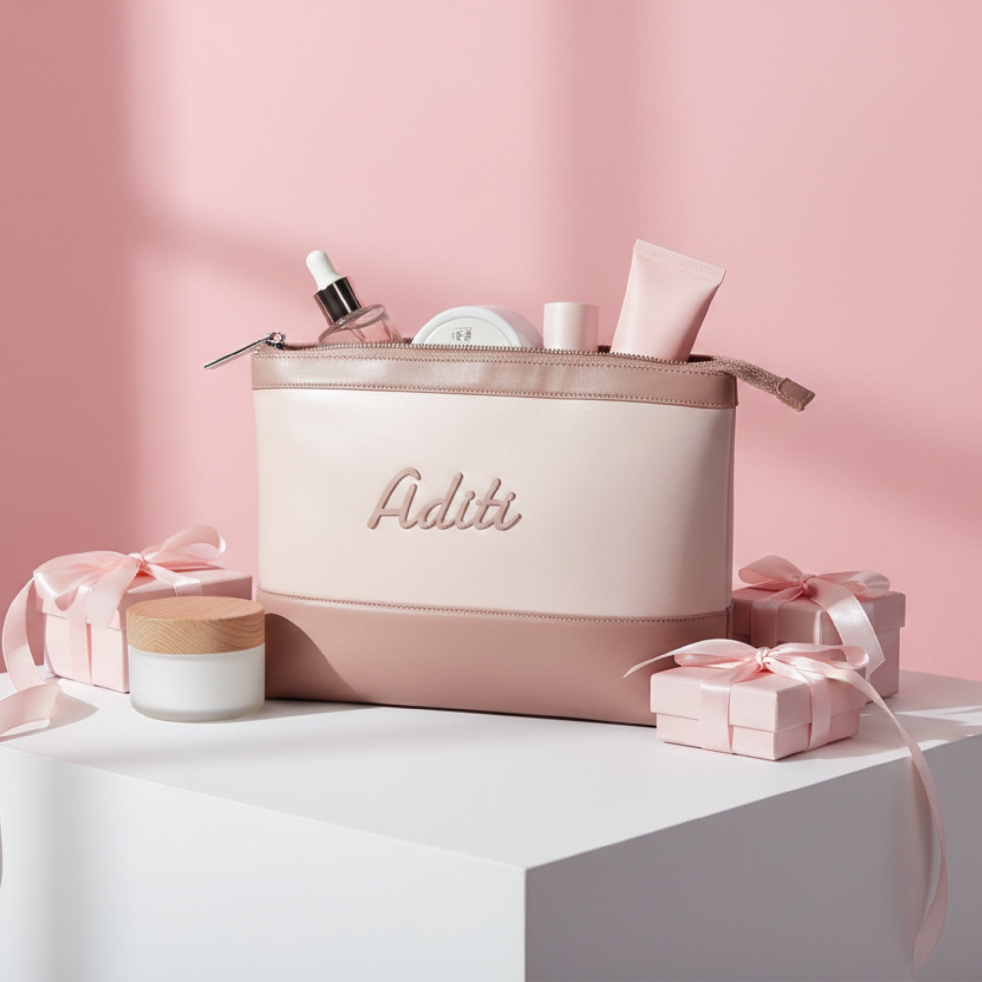 Bae Bag | Personalised Organiser in Pink Blush