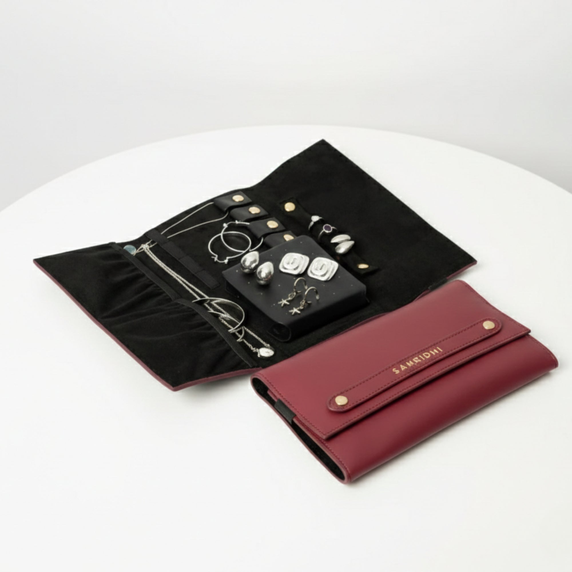 Bae Folio in Wine Affair | Compact Jewellery Organiser