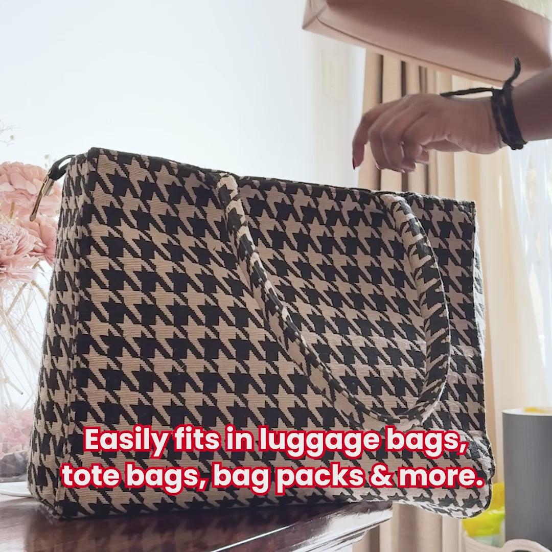 Caramel Crush Bae Bag - Makeup & Toiletries Pouch