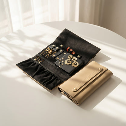 Bae Folio in Nude Muse | Compact Jewellery Organiser