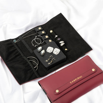 Bae Bag Cherry Rouge + Bae Folio Wine Affair Combo