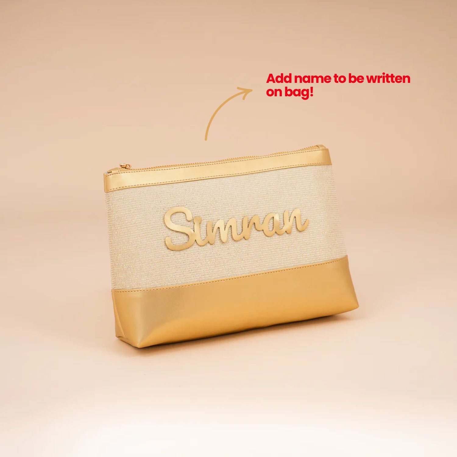 Gold Rush Bae Bag - Makeup & Toiletries Pouch
