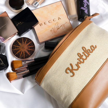 Bae Bag Caramel Crush - Makeup & Skincare Pouch | Thoughtful Gift